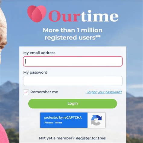 ourtime dating site log in